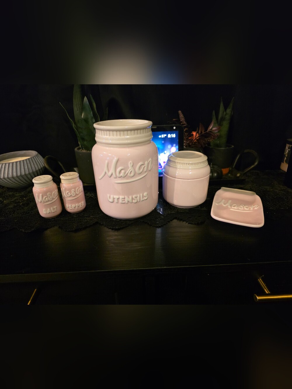 Mason Jar Pink Set (Please Read Description)